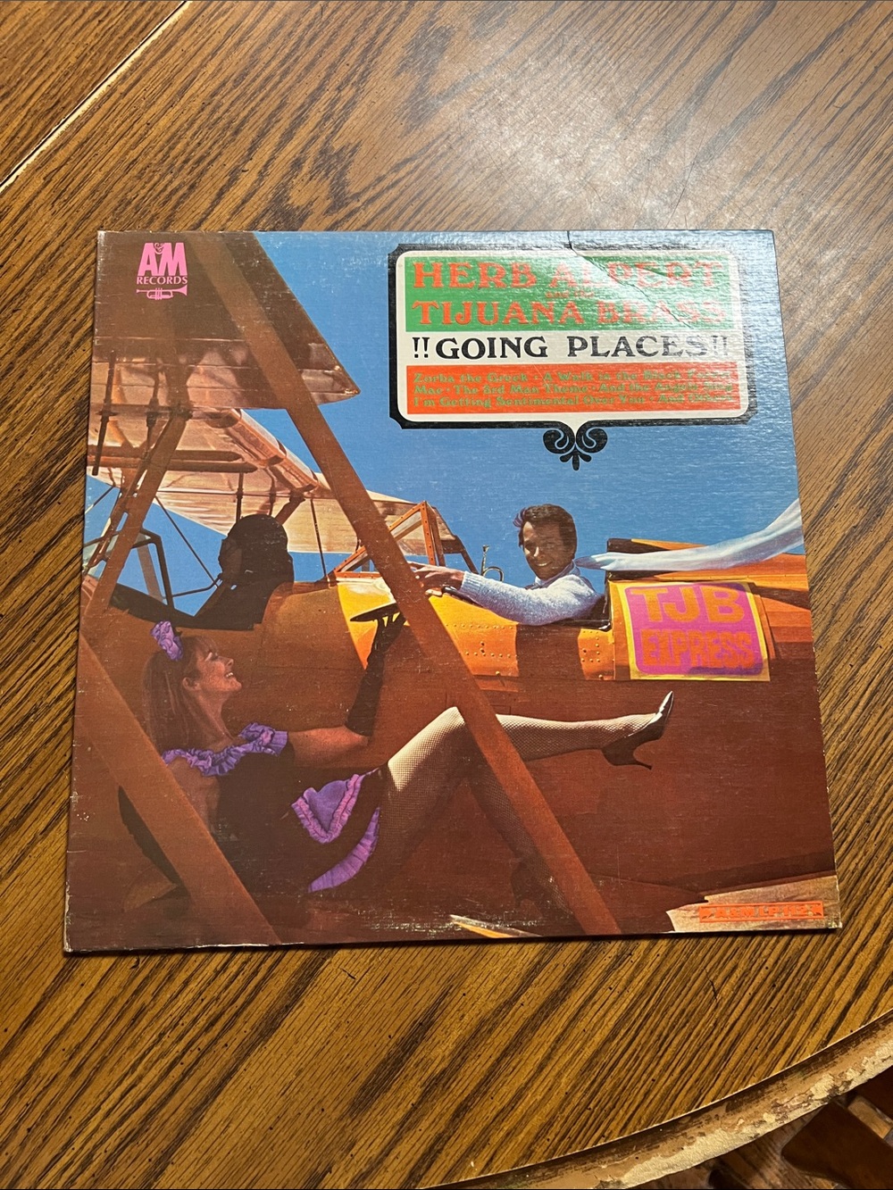 Herb Alpert & Tijuana Brass "Going Places" Vinyl Album - Bright Multi